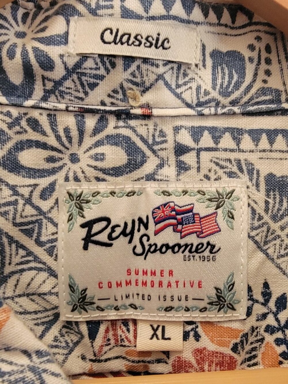 Reyn Spooner Independence Day Tropical Shirt - XL - Picture 4 of 6